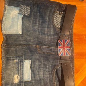 Big Star 1974 Blue Jean Skirt